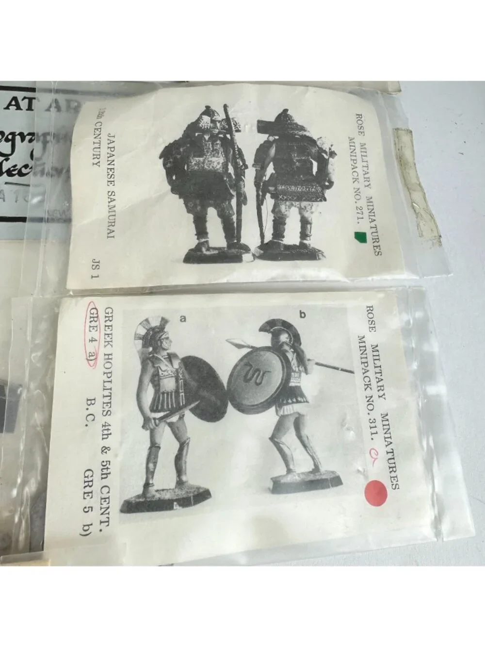 Men At Arms Autographed Collection 54mm Metal Miniatures Lot Osprey & New Hope D